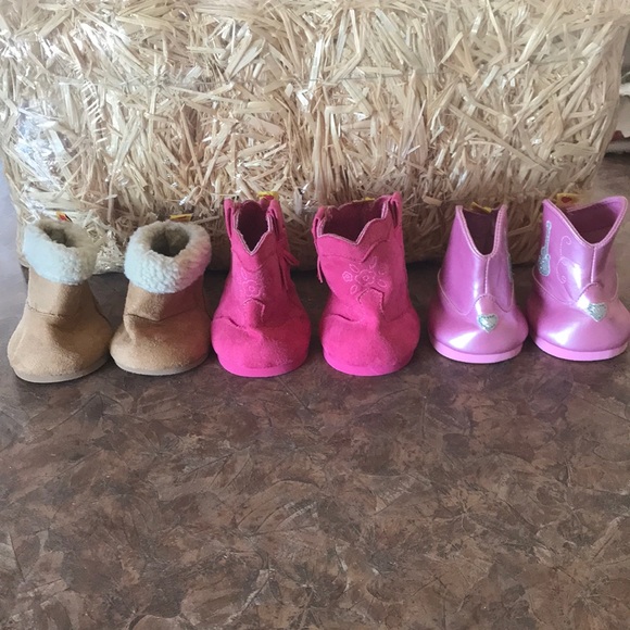 Build a Bear lot of three pair of boots - Picture 1 of 9
